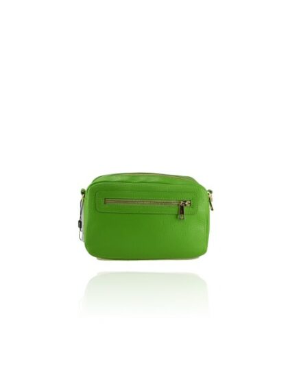 Exklusive Leder Kuriertasche in Water Green - Stilvolle Handtasche mit Schultergurt